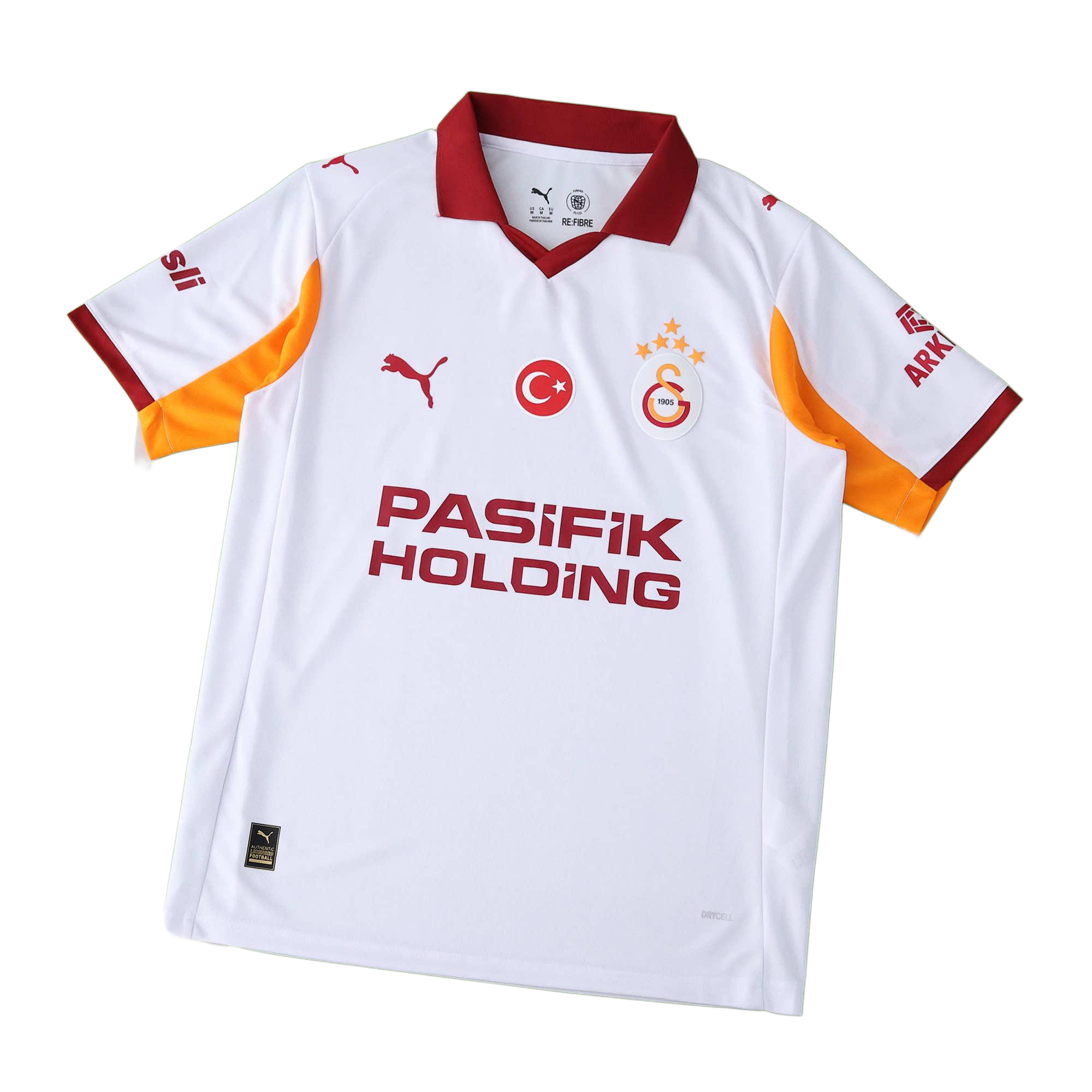 Galatasaray S.K. 25/26 Away 5 stars with sponsor S-4XL