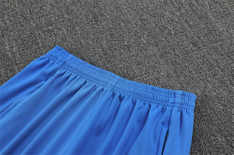 Adult/ Kids Real Madrid Half Zipper Training Suit Blue