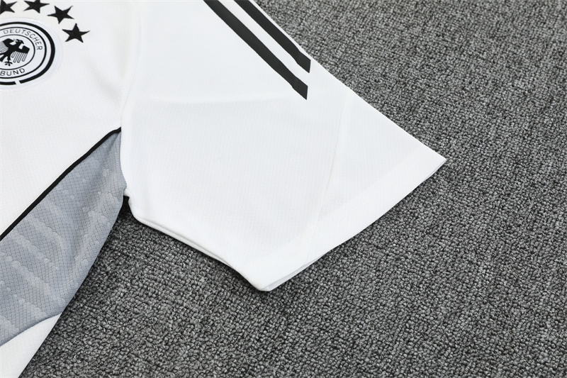 Adult/ Kids Germany Short Sleeves Training suit White