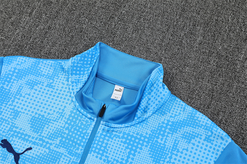 Man City 25/26 half zipper Training Suit Blue 801