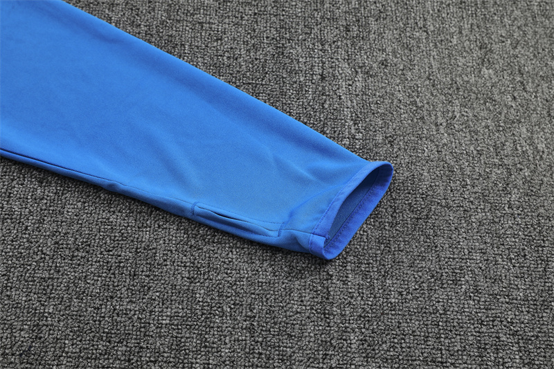 Adult/ Kids Real Madrid Half Zipper Training Suit Blue