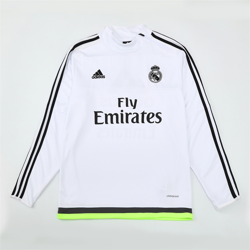 Real Madrid 15/16 half zipper Training White