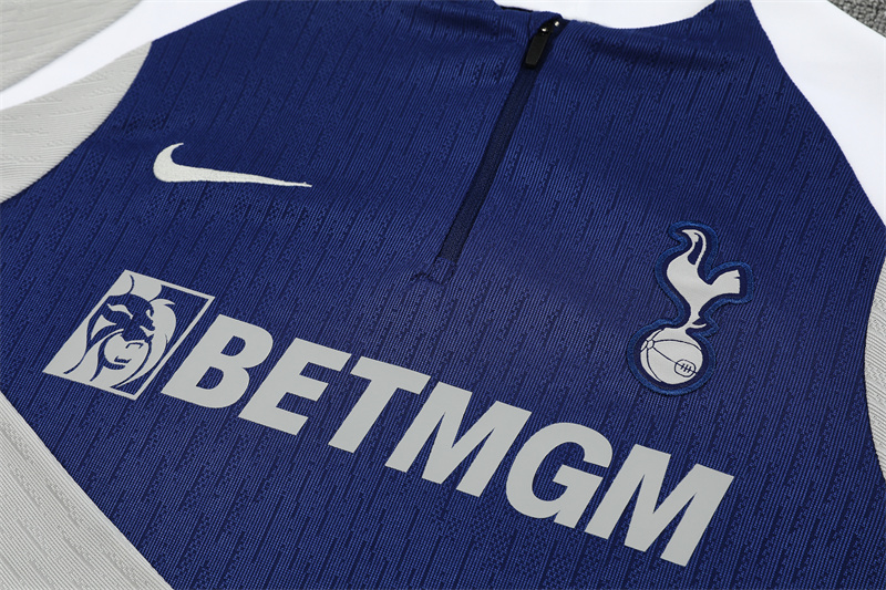 Tottenham Hotspur 25/26 half zipper Training Suit Blue 801