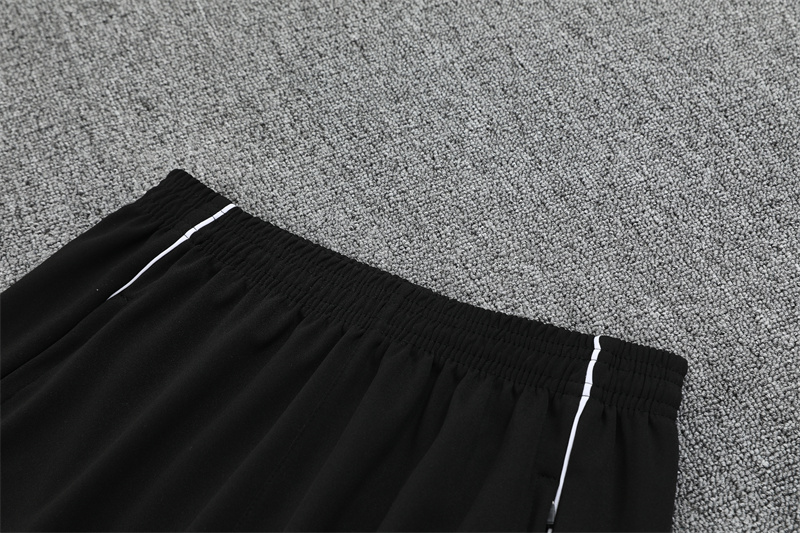 Adult/ Kids DFB Half Zipper Training Suit Black 801