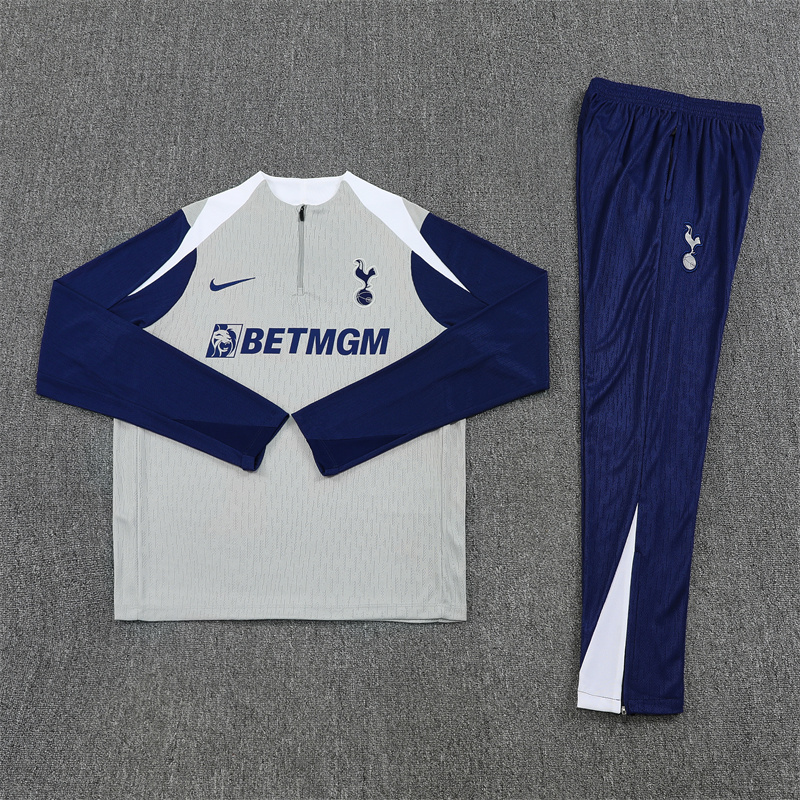 Tottenham Hotspur 25/26 half zipper Training Suit Gray 801