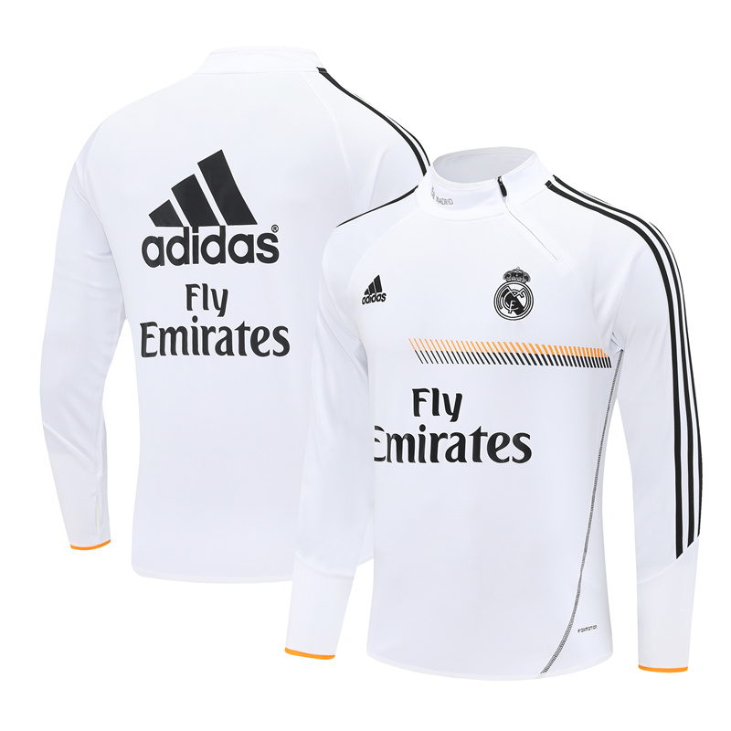 Real Madrid 13/14 half zipper Training White