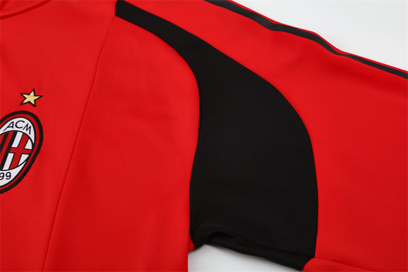 AC Milan 04/05 half zipper Training Red