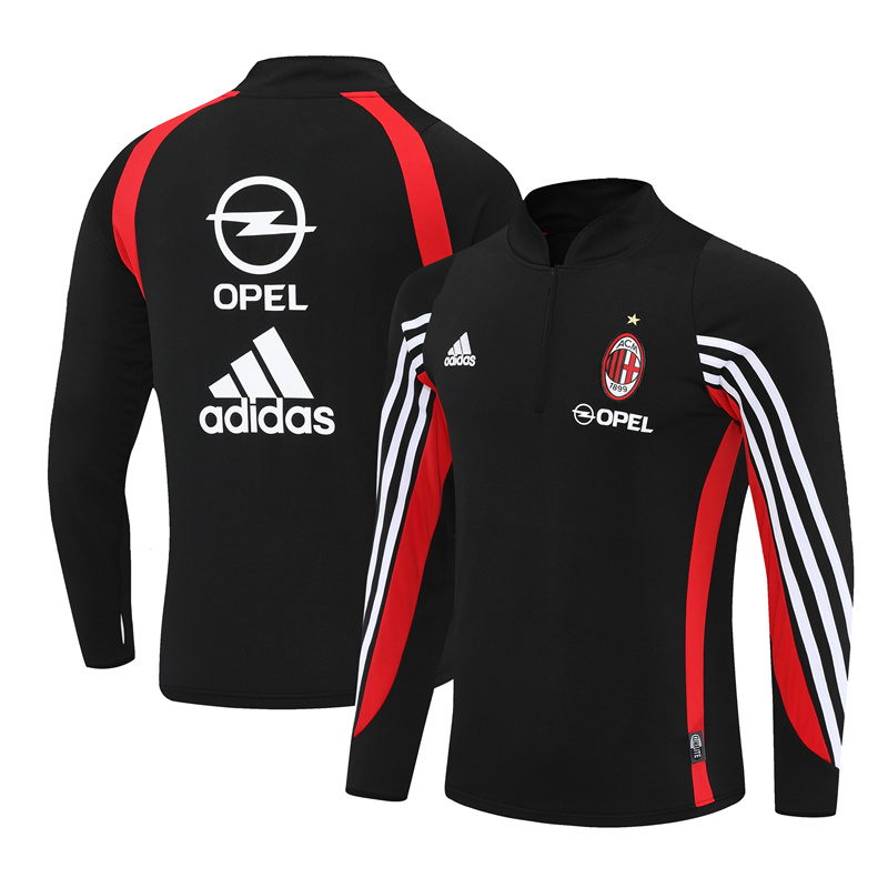 AC Milan 03/04 half zipper Training Black