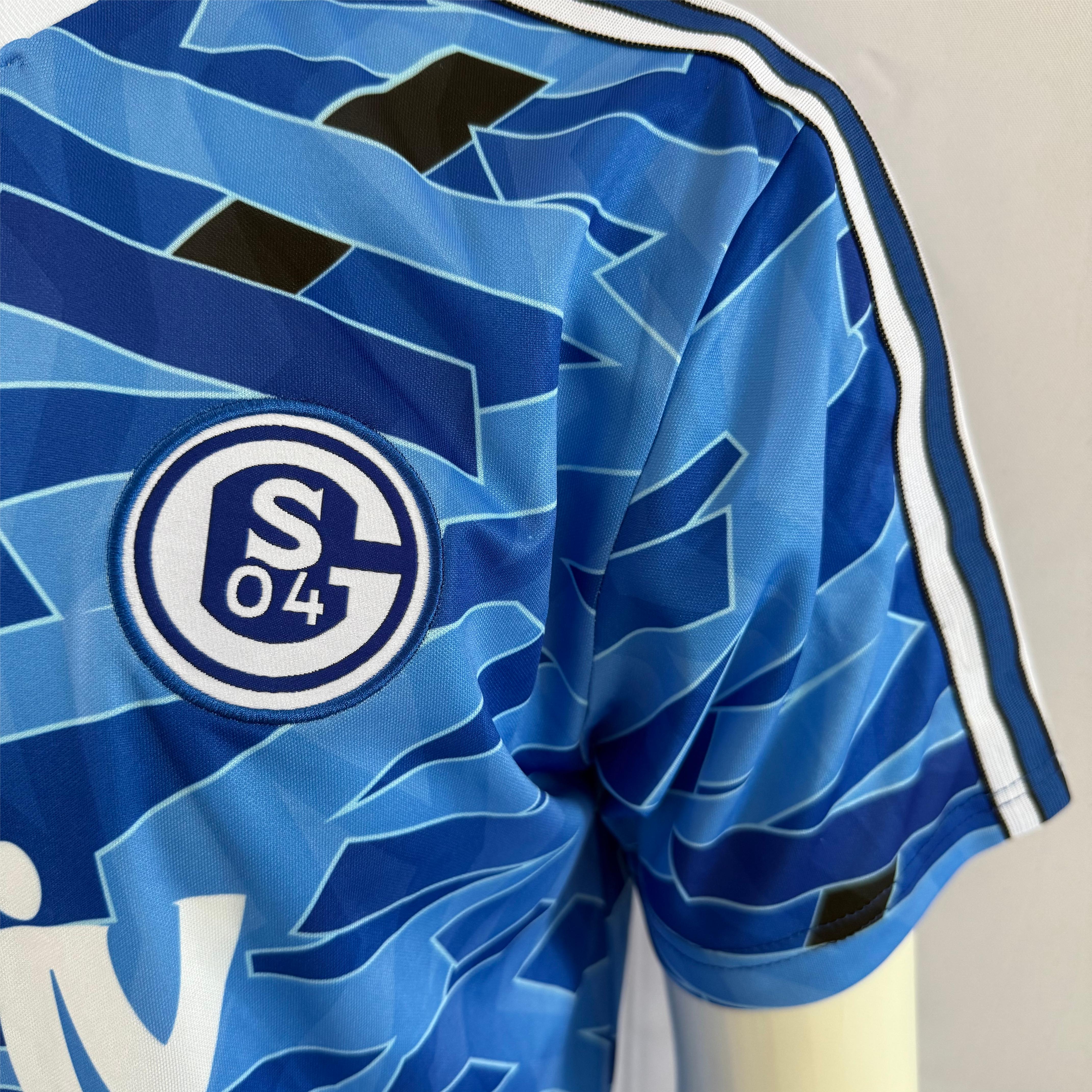 Retro 92/93 Schalke 04 Home Kit S-XXL