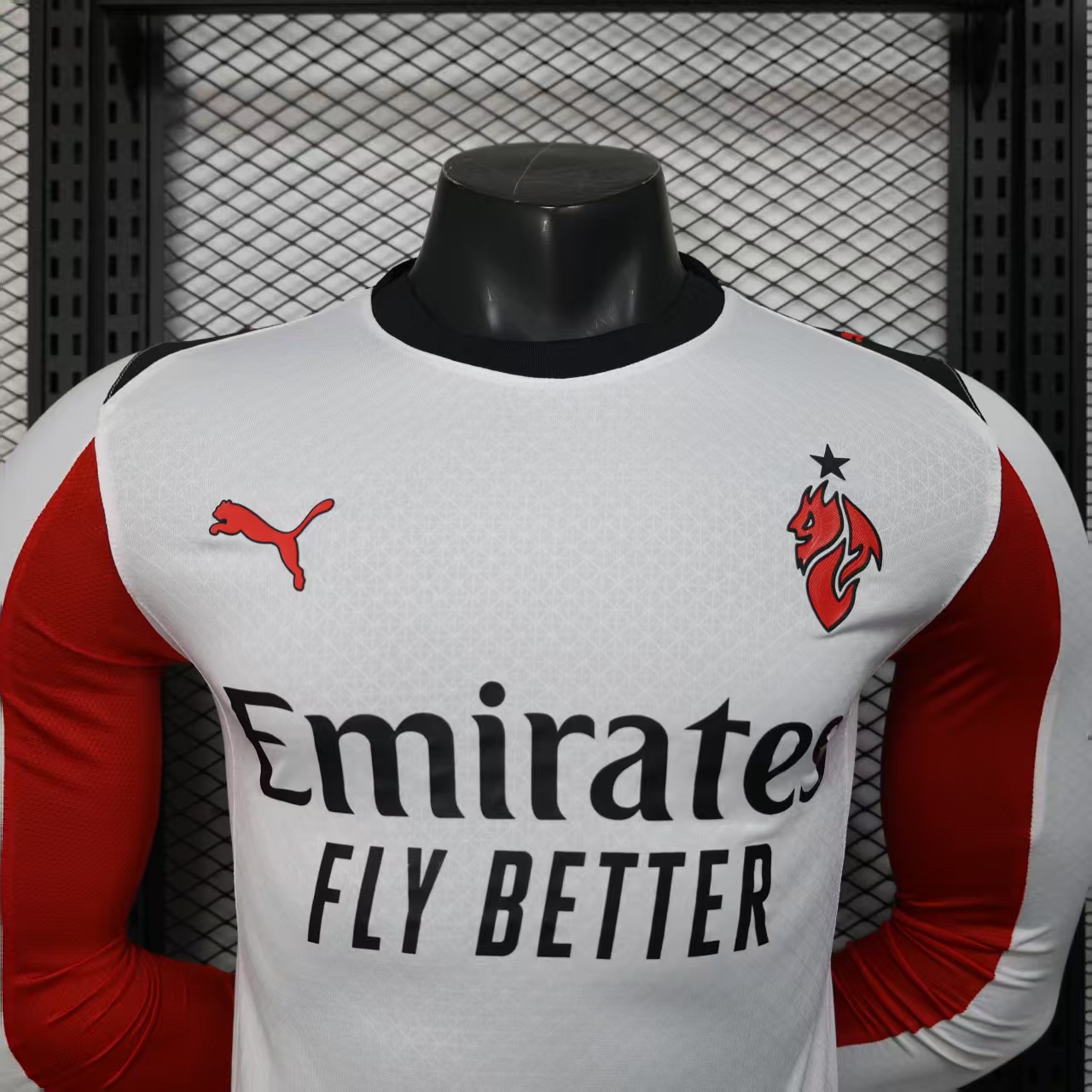 Player Version Ac Milan 25/26 Away Long Sleeves S-XXL