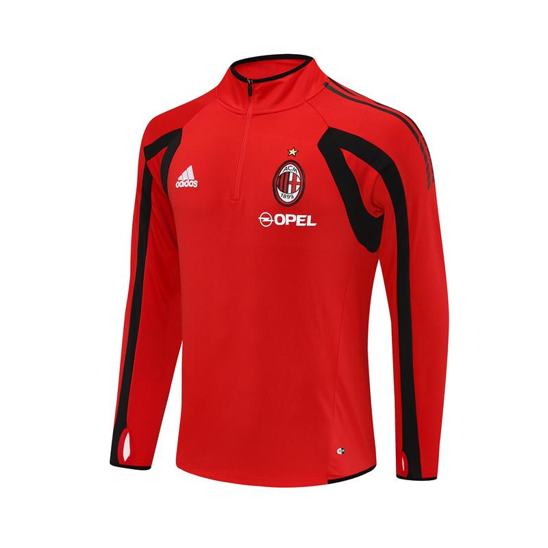 AC Milan 05/06 half zipper Training Red