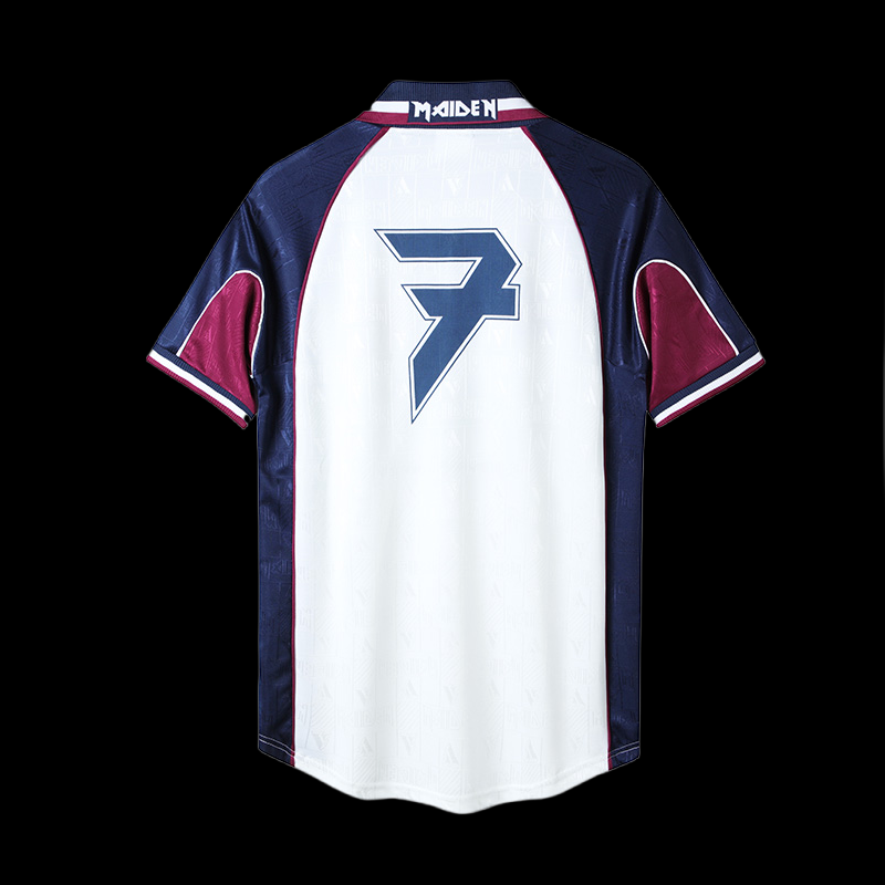 Retro 1999 -2001 West Ham x Iron Maiden Away S-XXL