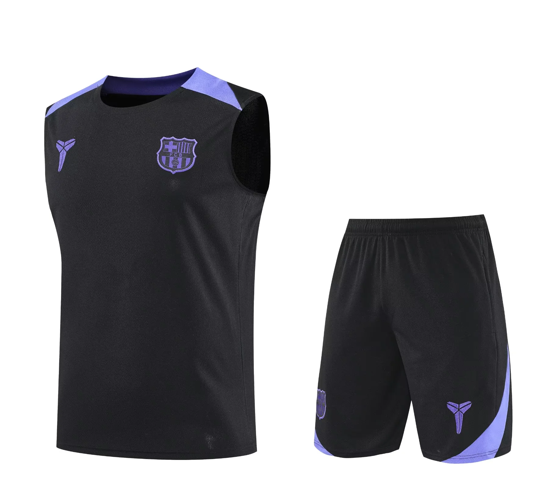 Barcelona Sleeveless training suit D25152