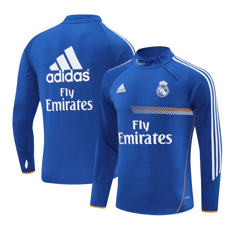 Real Madrid 13/14 half zipper Training Blue