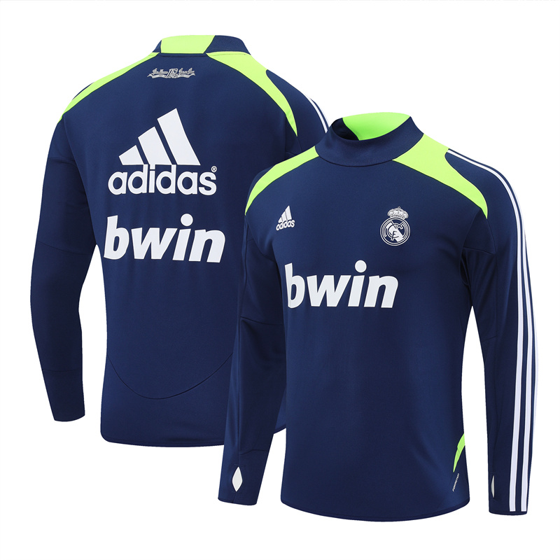 Real Madrid 12/13 half zipper Training Dark Blue
