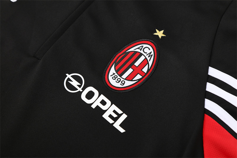 AC Milan 03/04 half zipper Training Black