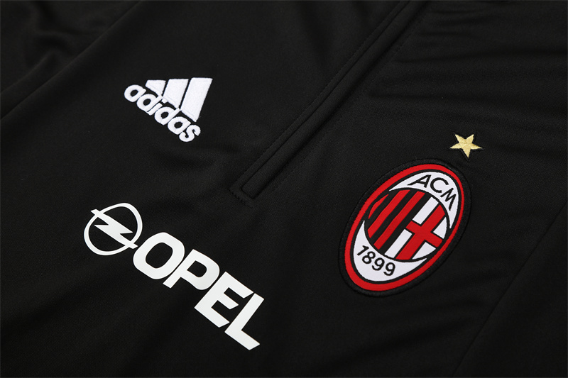 AC Milan 04/05 half zipper Training Black