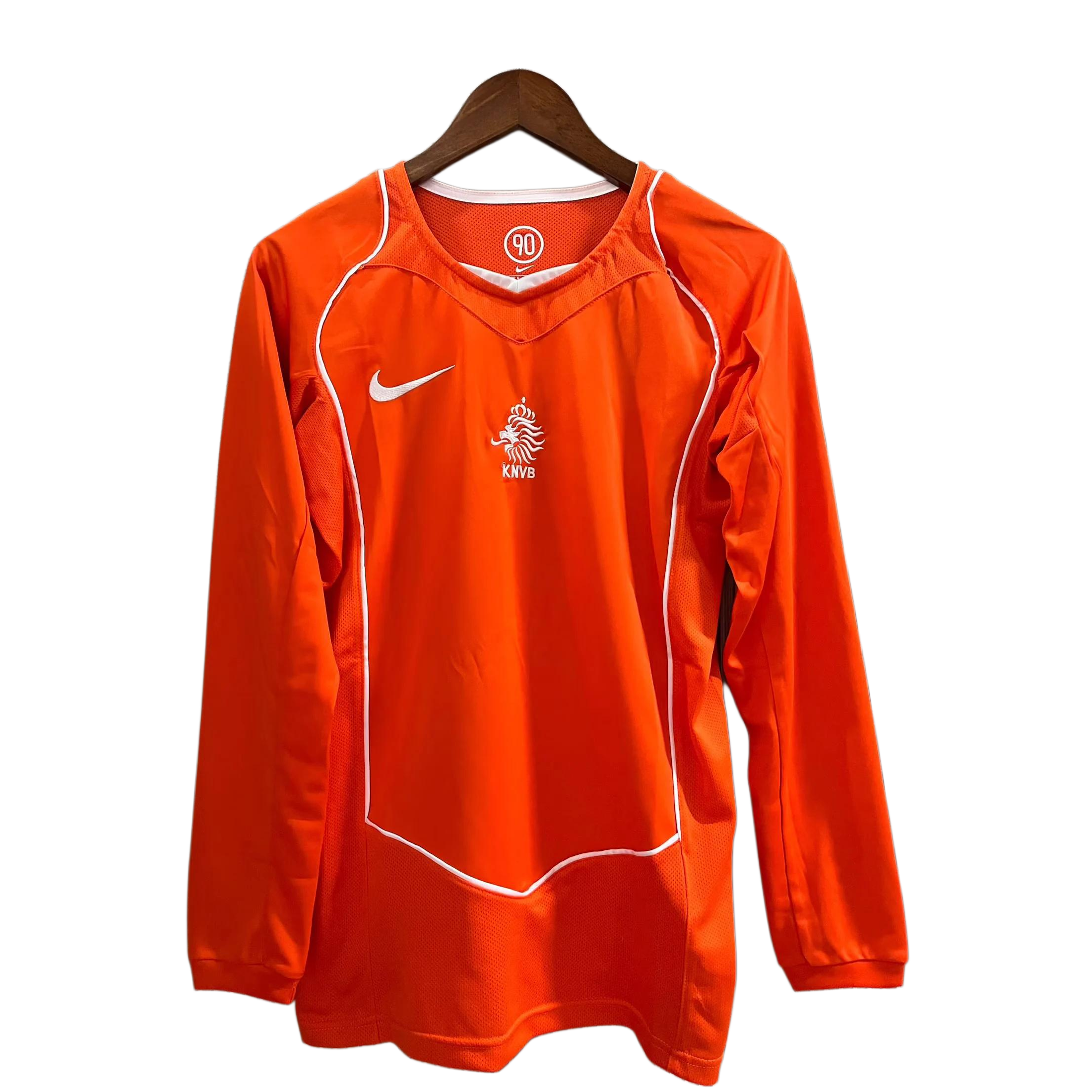 Retro Netherlands 2004 HomeS Long Sleeves