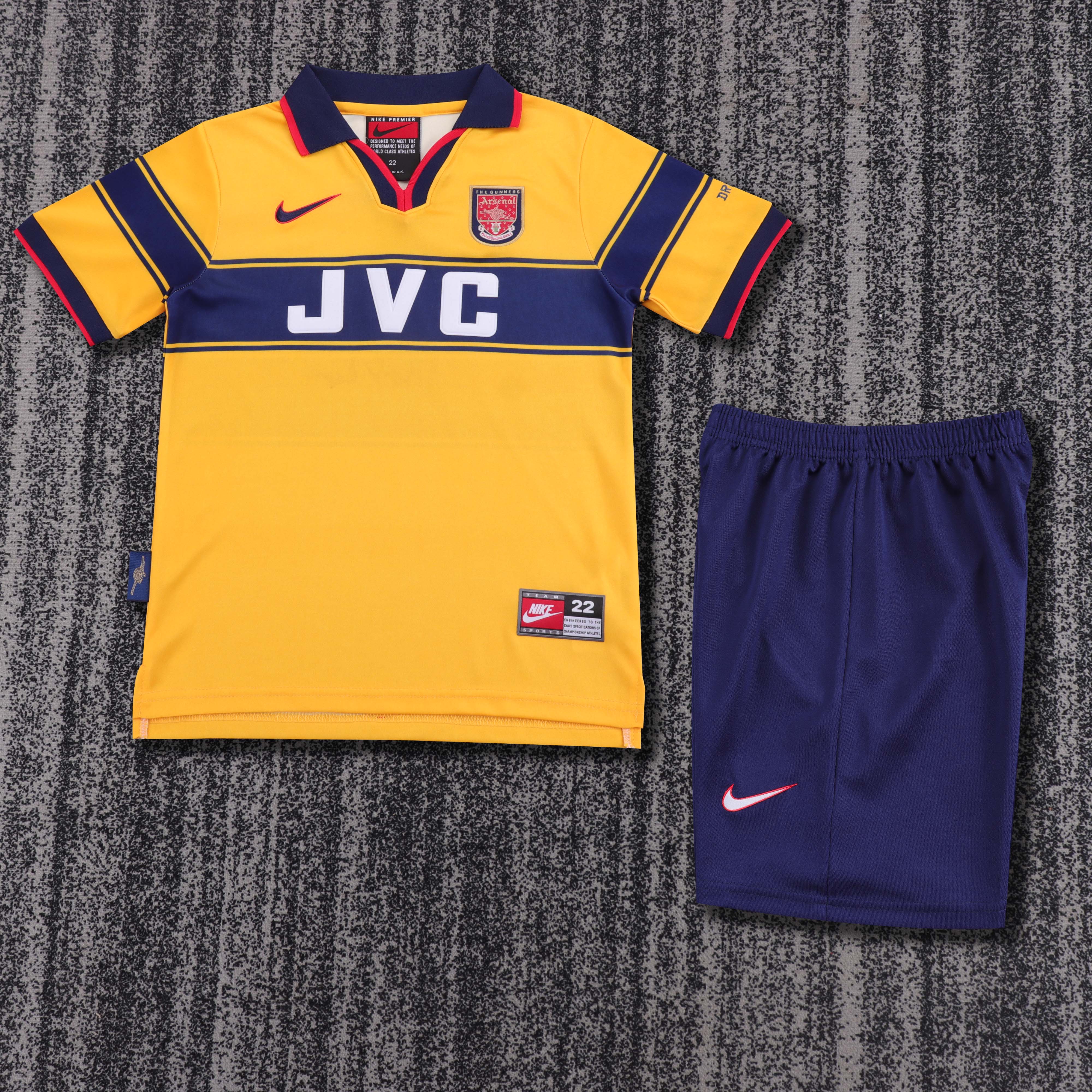 Kids Retro1997-99 Arsenal Away