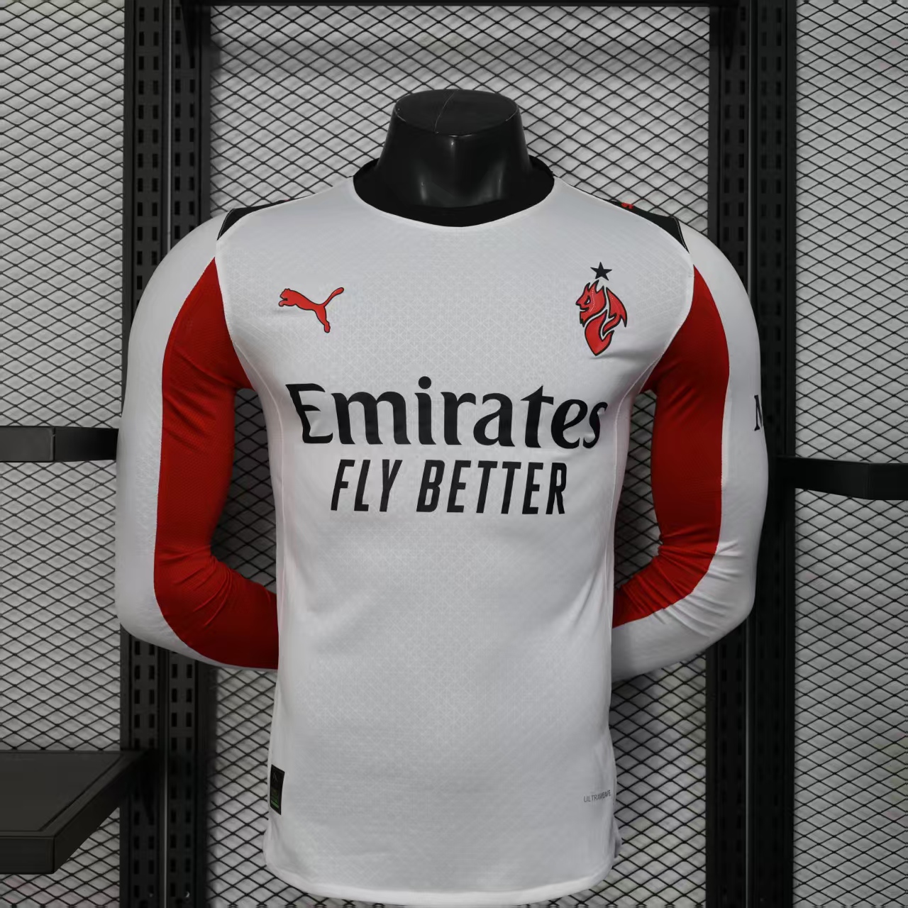 Player Version Ac Milan 25/26 Away Long Sleeves S-XXL