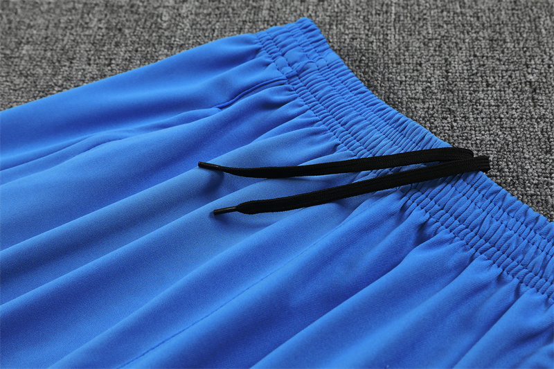 Adult/ Kids Real Madrid Half Zipper Training Suit Blue