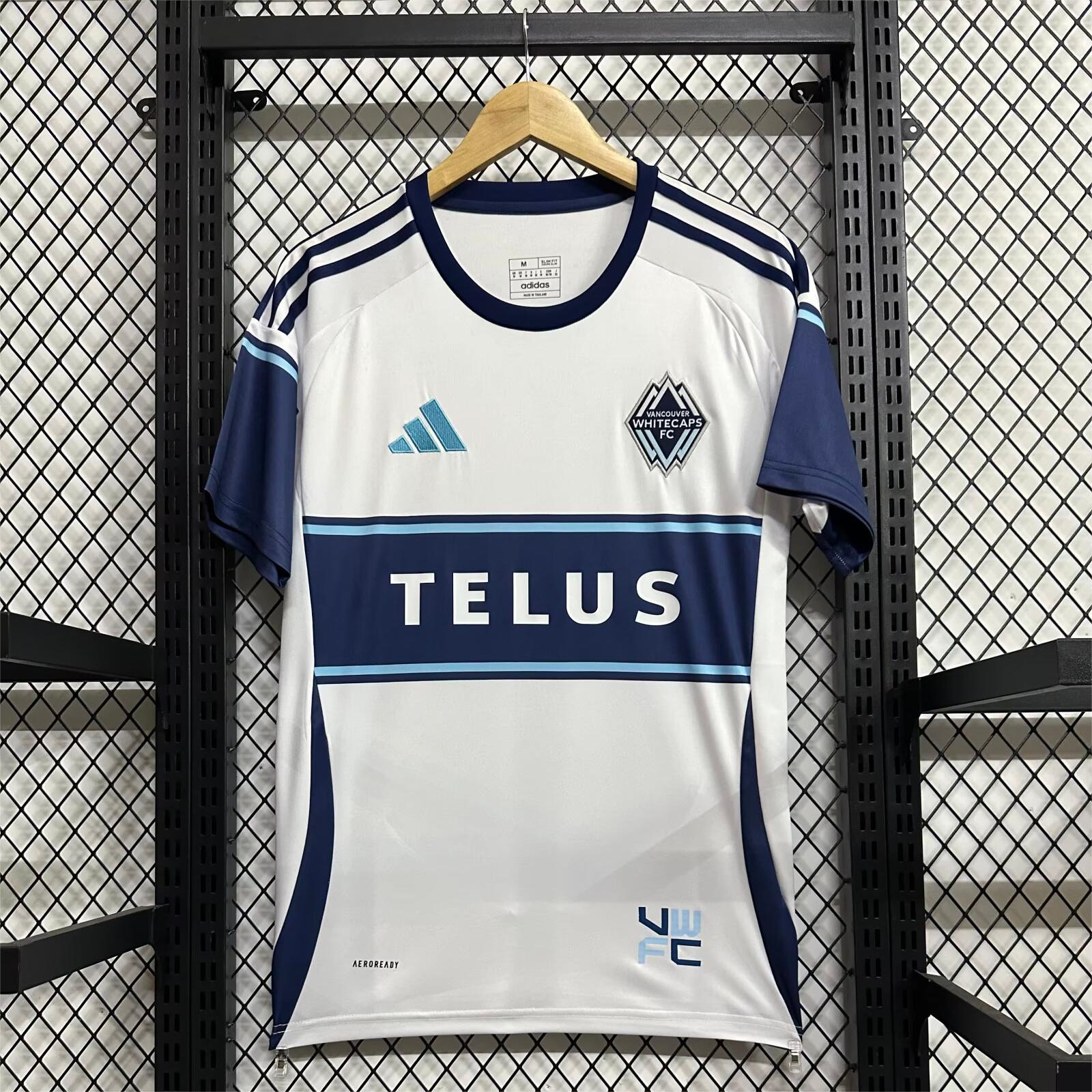 Men's Vancouver Whitecaps FC White 2025 Jersey S-XXL