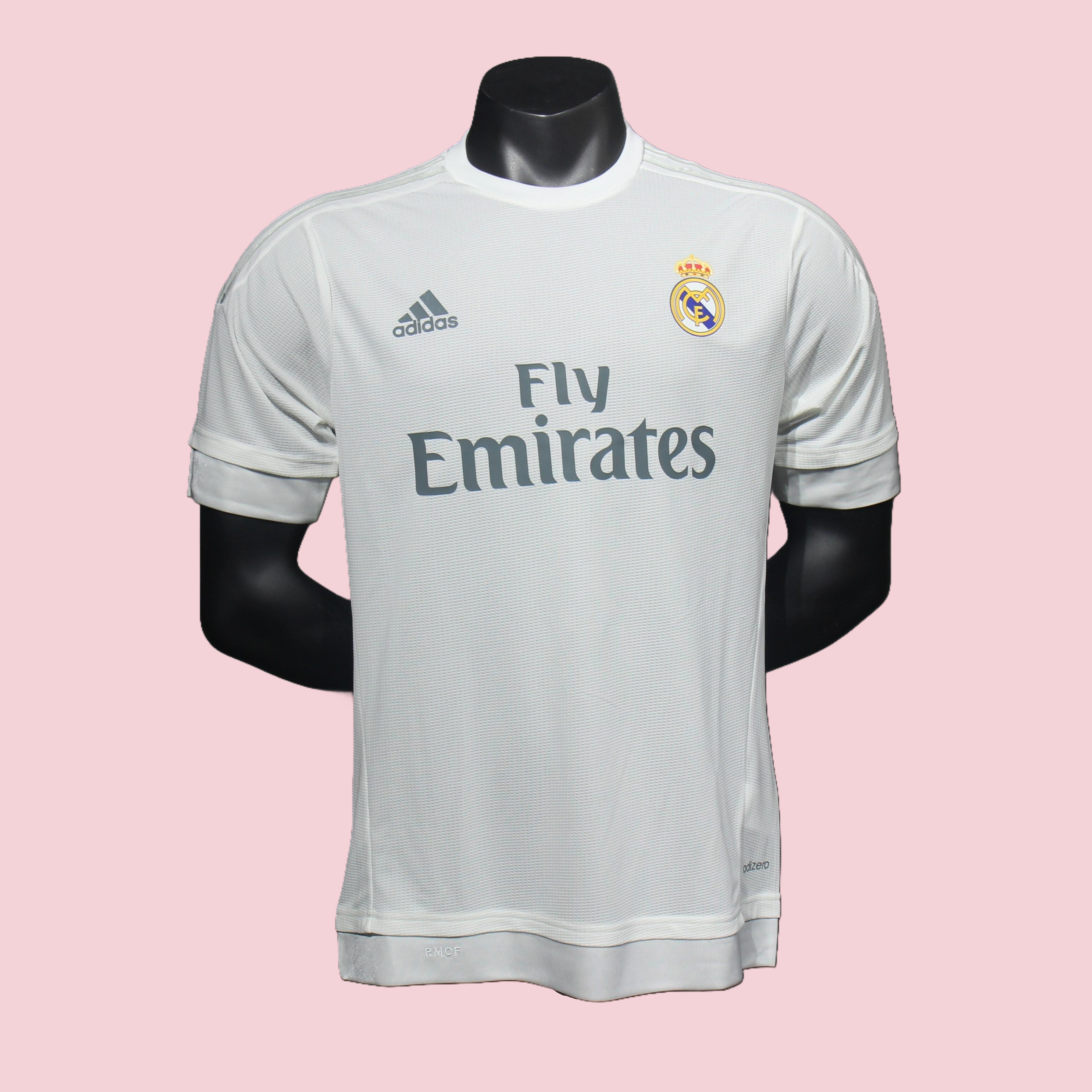 Player Version Retro Real Madrid 16/17 Home S-3XL