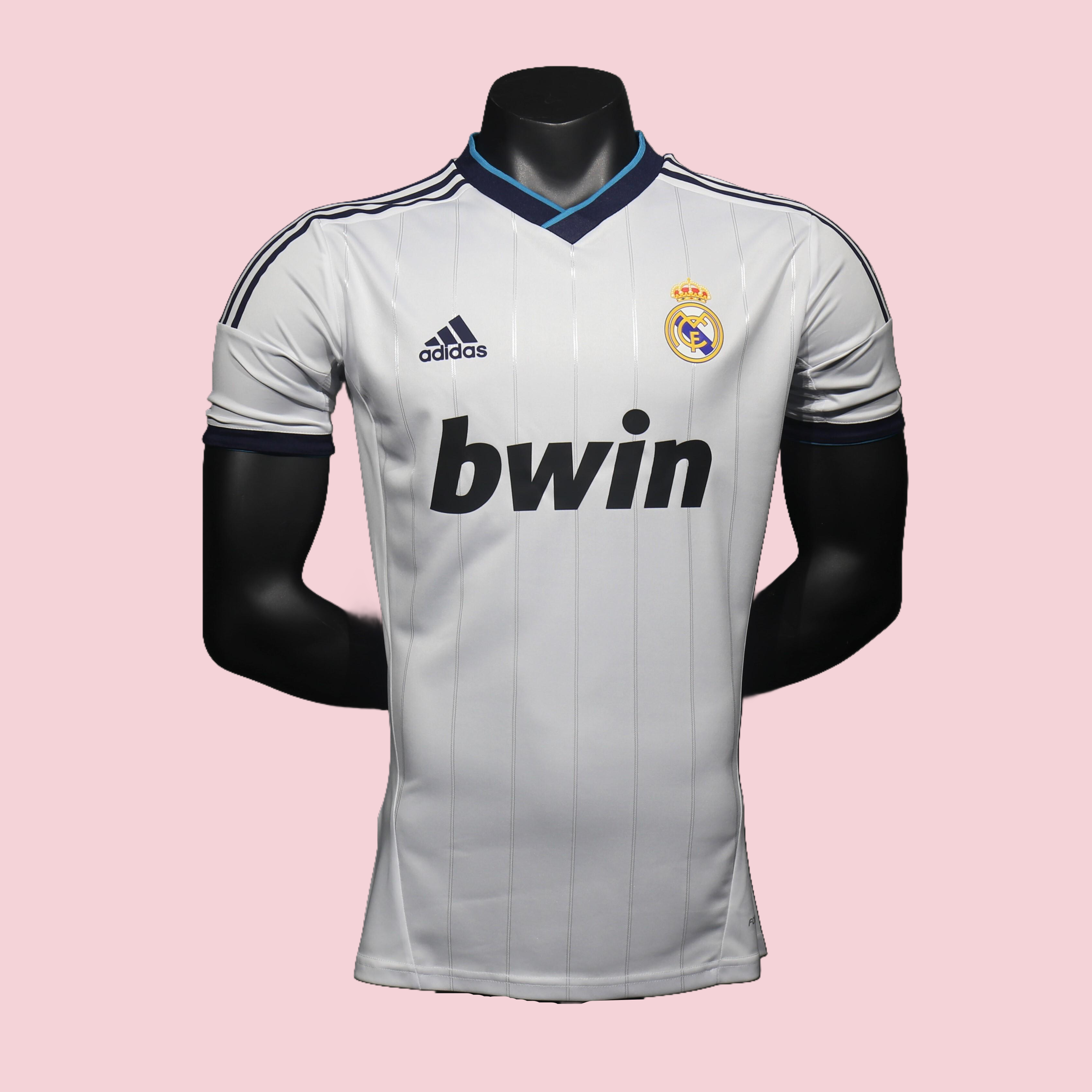 Player Version Retro Real Madrid 12/13 Home S-3XL
