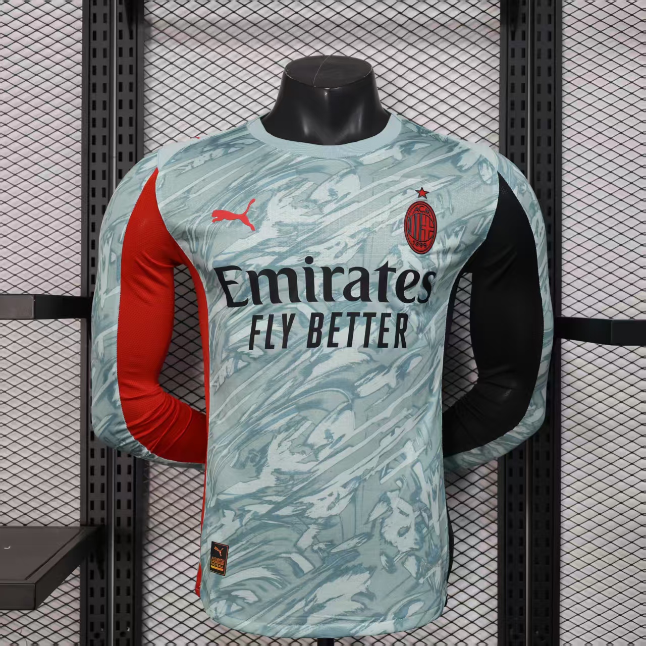 Player Version AC MILAN GOALKEEPER HOME 2025/26 LONG SLEEVES