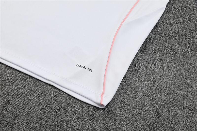 Adult/ Kids Juventus Half Zipper Training Suit White