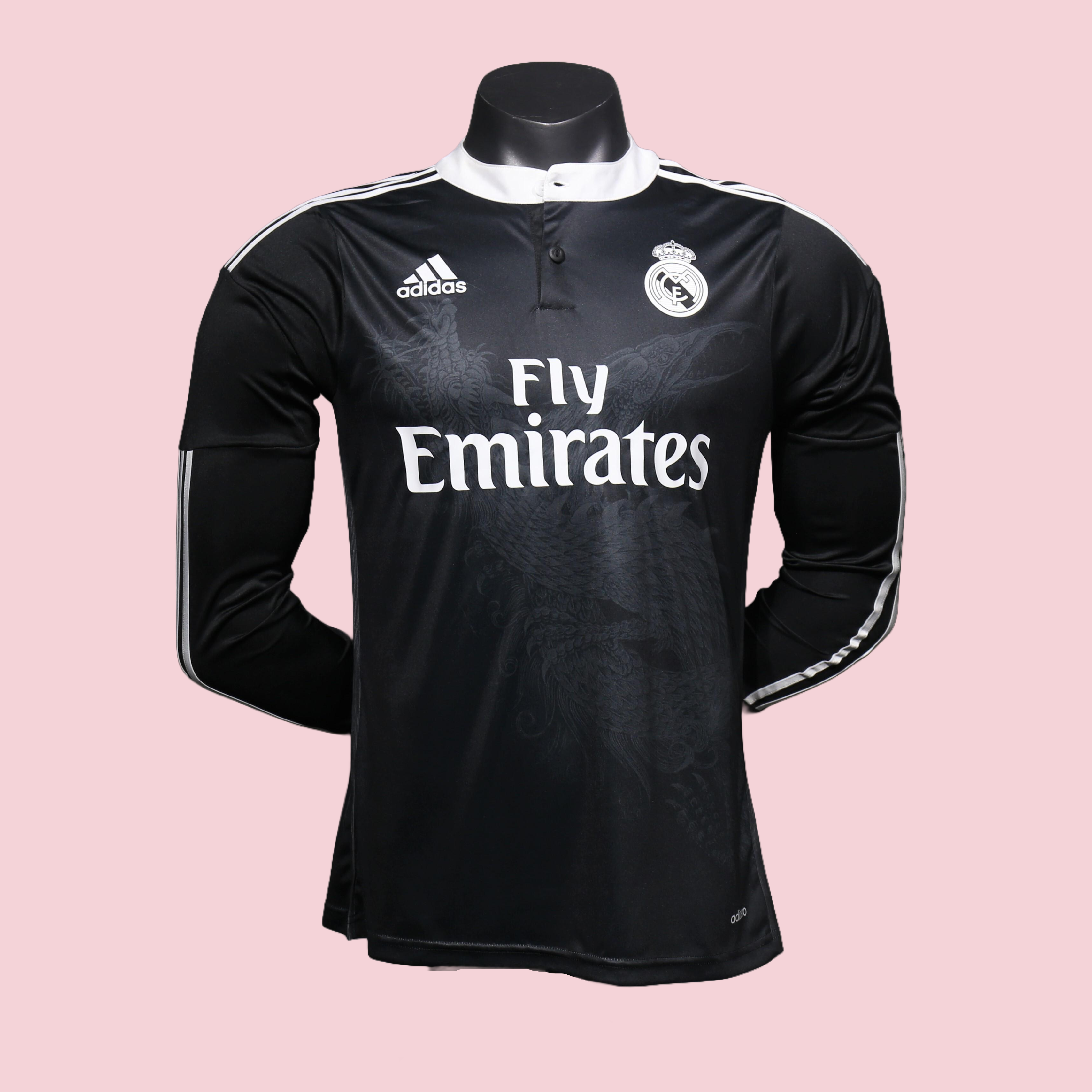 Player Version Retro Real Madrid 14/15 Third Long Sleeves S-3XL