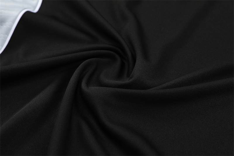 Adult/ Kids DFB Half Zipper Training Suit Black 801