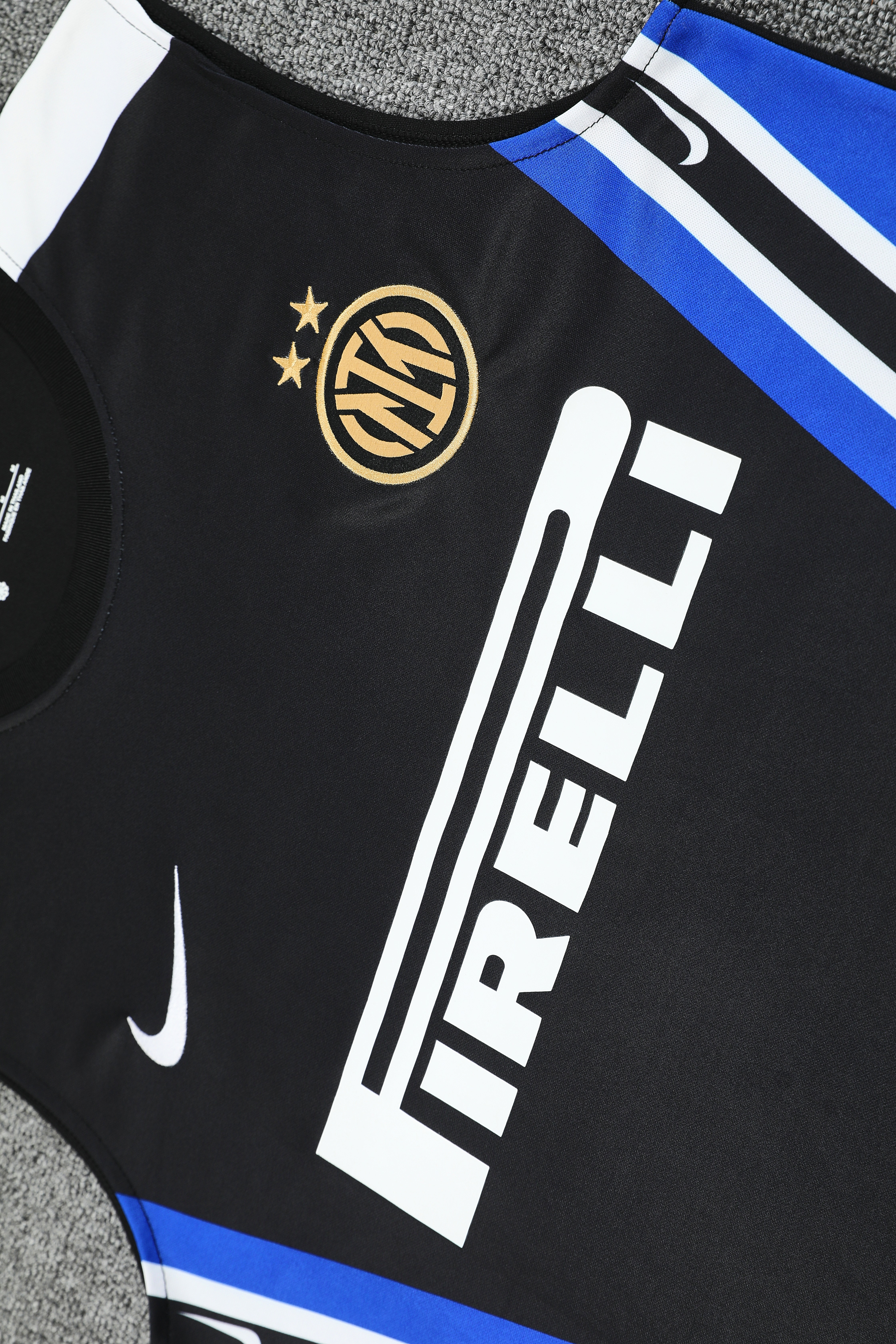 Sleeveless Inter Milan Training Suit Black