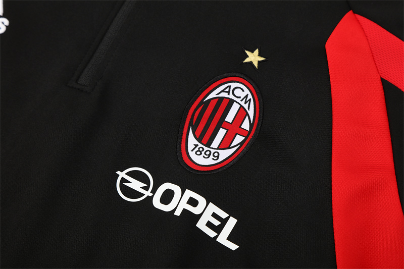 AC Milan 05/06 half zipper Training Black