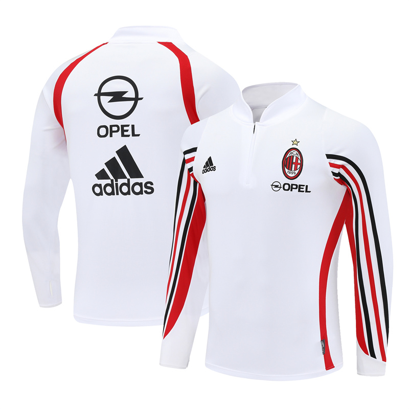 AC Milan 03/04 half zipper Training White