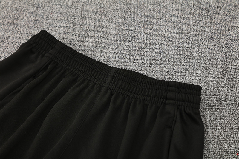 Adult/ Kids 2526 LVP half zipper Training suit Red