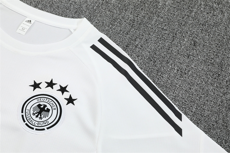 Adult/ Kids Germany Short Sleeves Training suit White