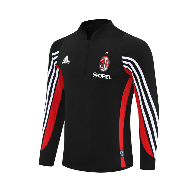AC Milan 03/04 half zipper Training Black