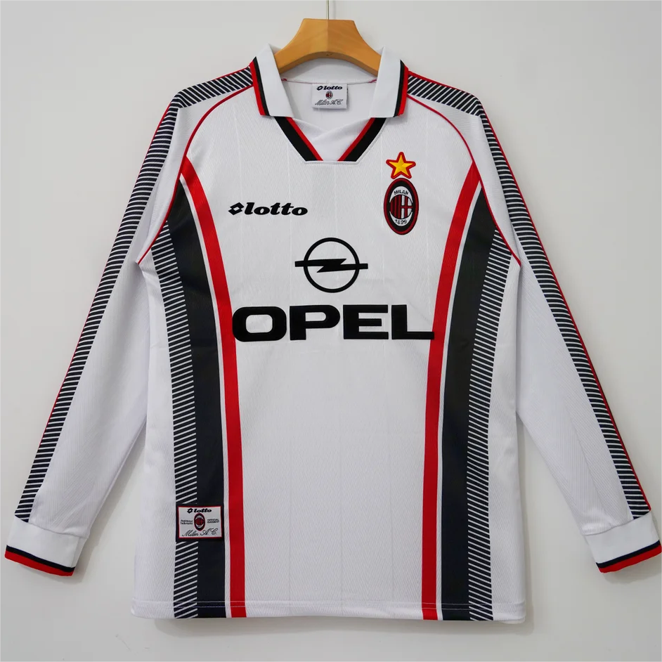 Retro 97/98 AC Milan Away Long Sleeves S-XXL