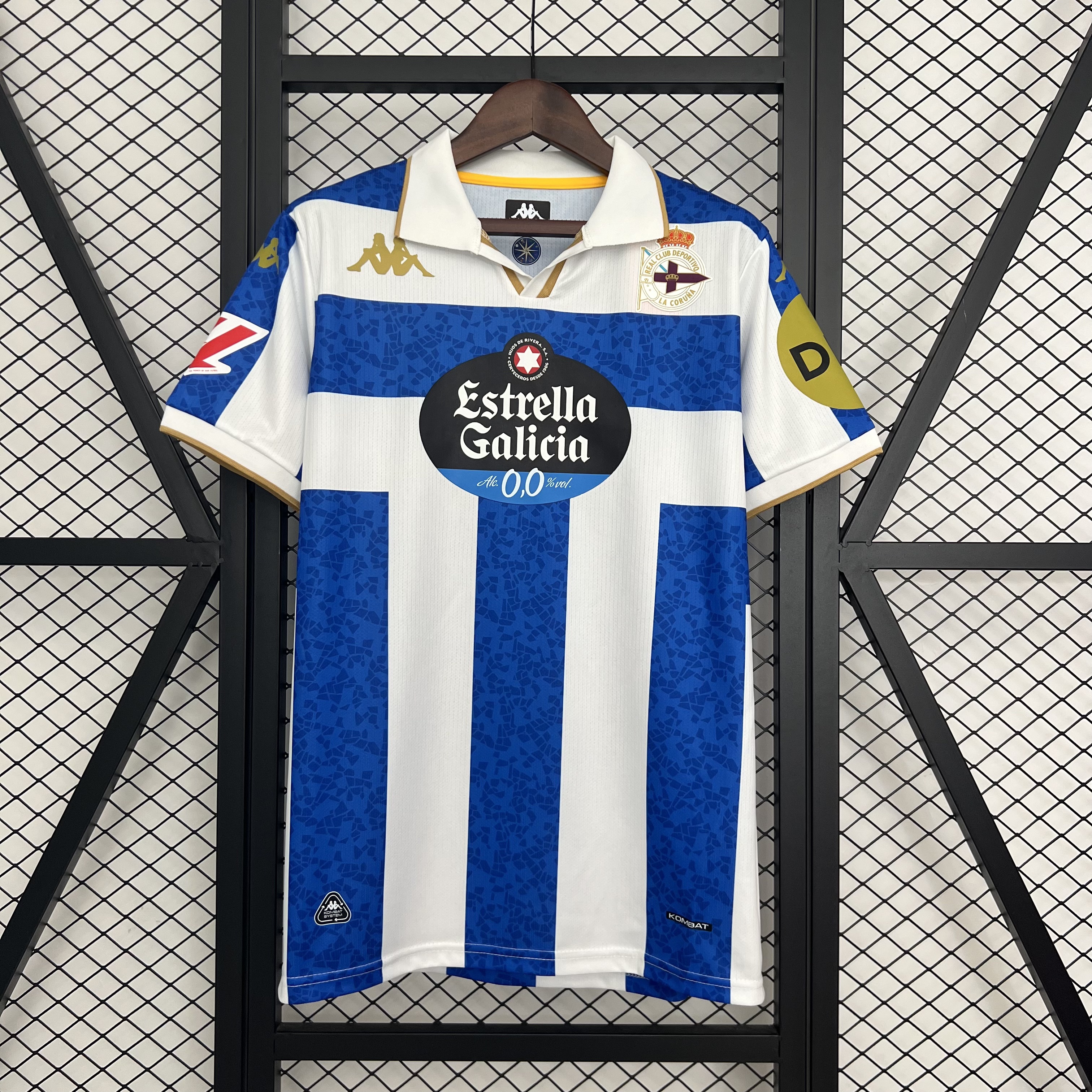 La Coruna 25/26 Home with laliga patch S-4XL
