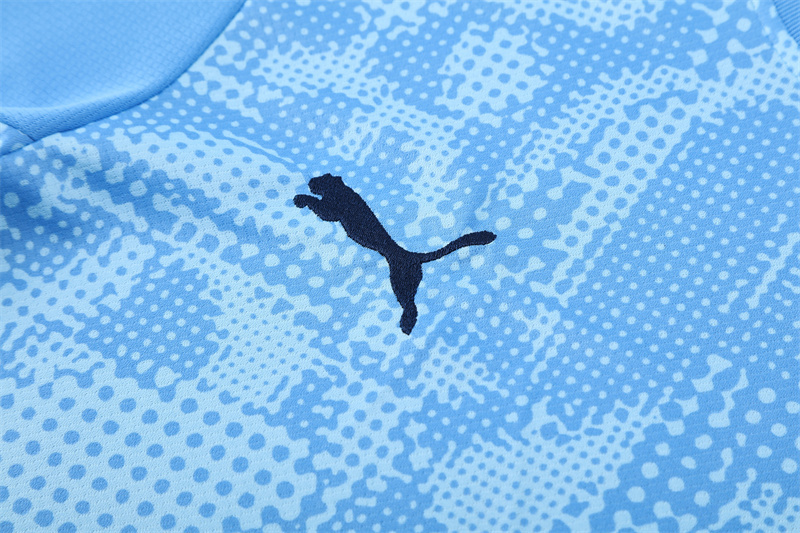 Short Sleeves Man City Training Suit