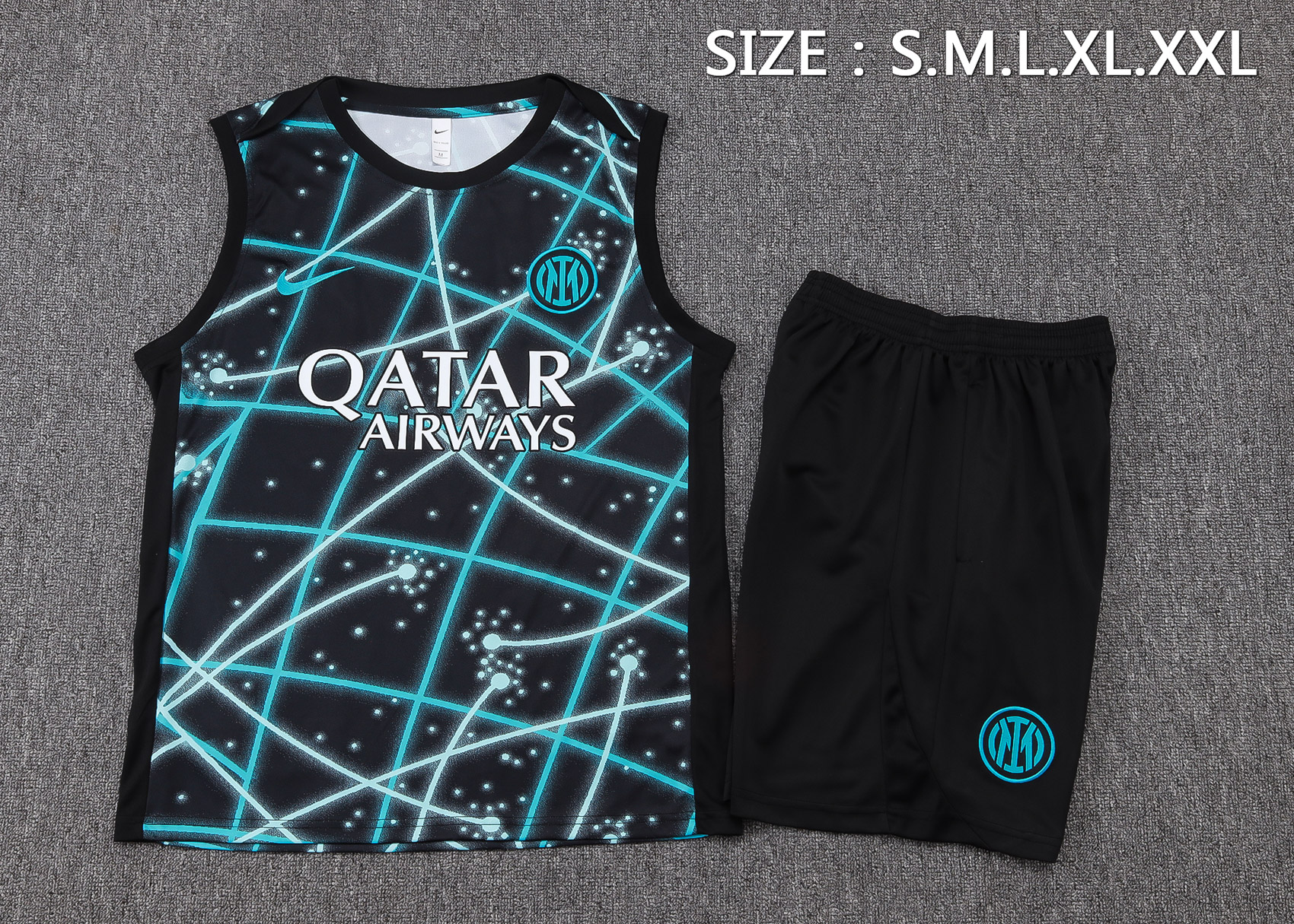 Inter Milano Sleevesless Training Suit D25122