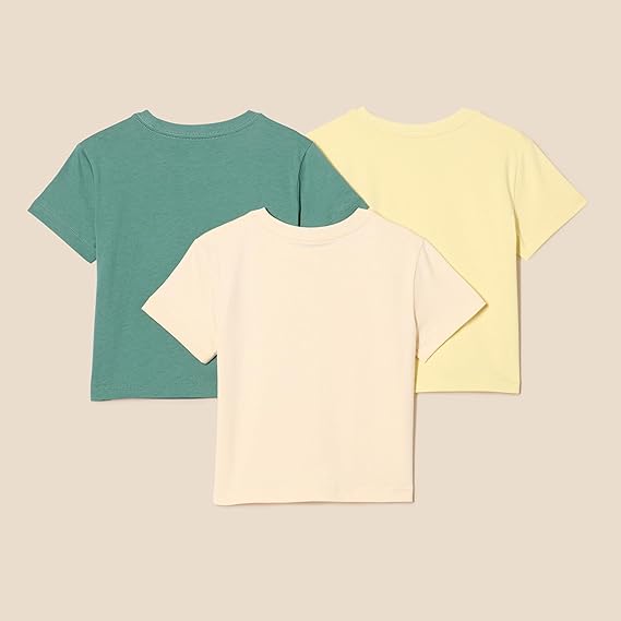 Cotton T-shirt for boys, 3-piece set