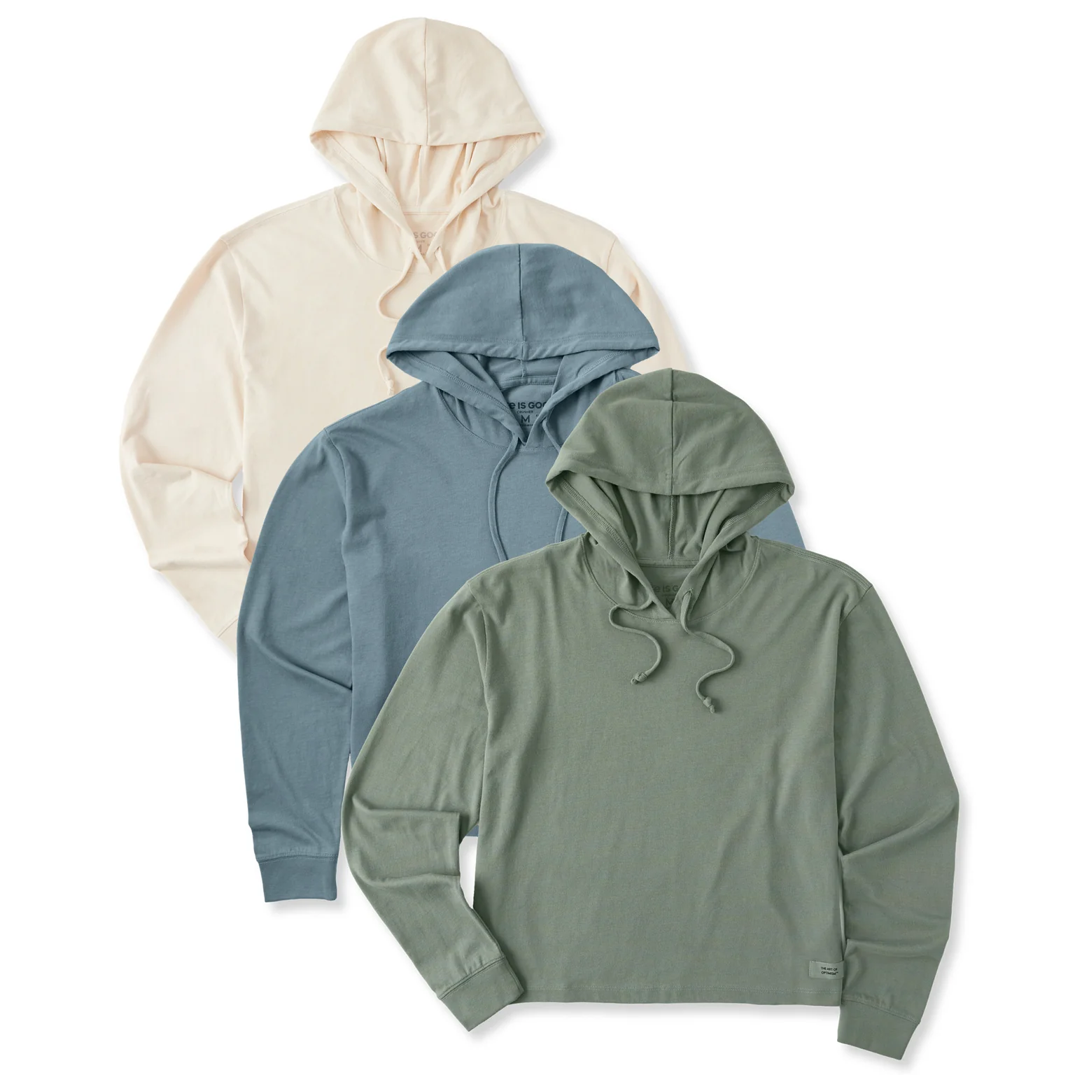 Women's Solid 3-Pack  Hoodie Multi