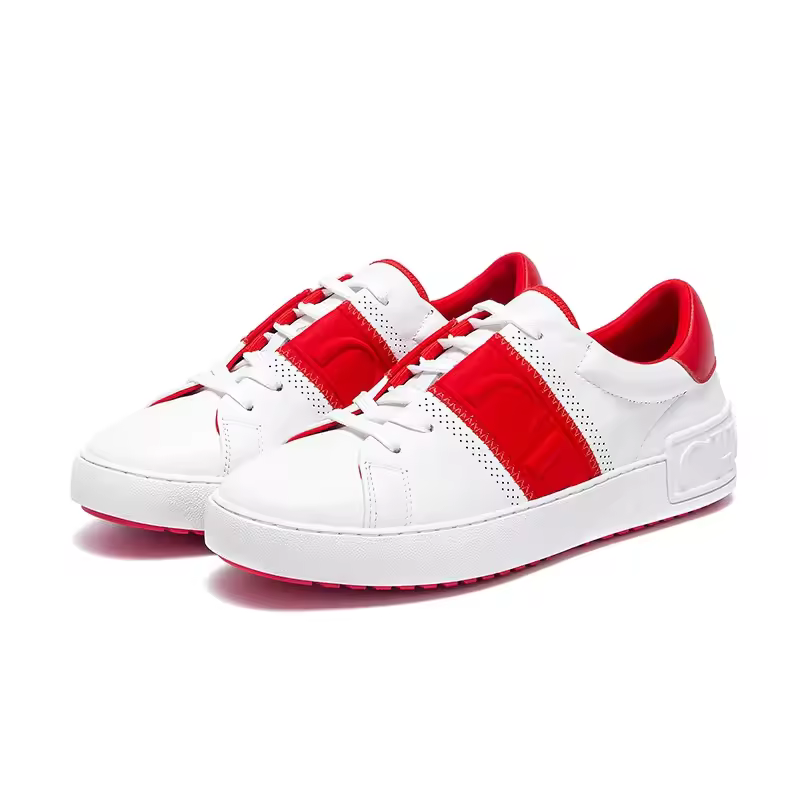 Casual Shoes Red Flat Board