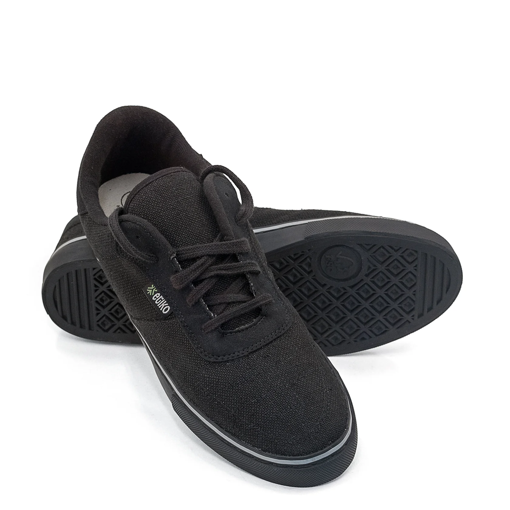 Hemp Sneakers, All Black