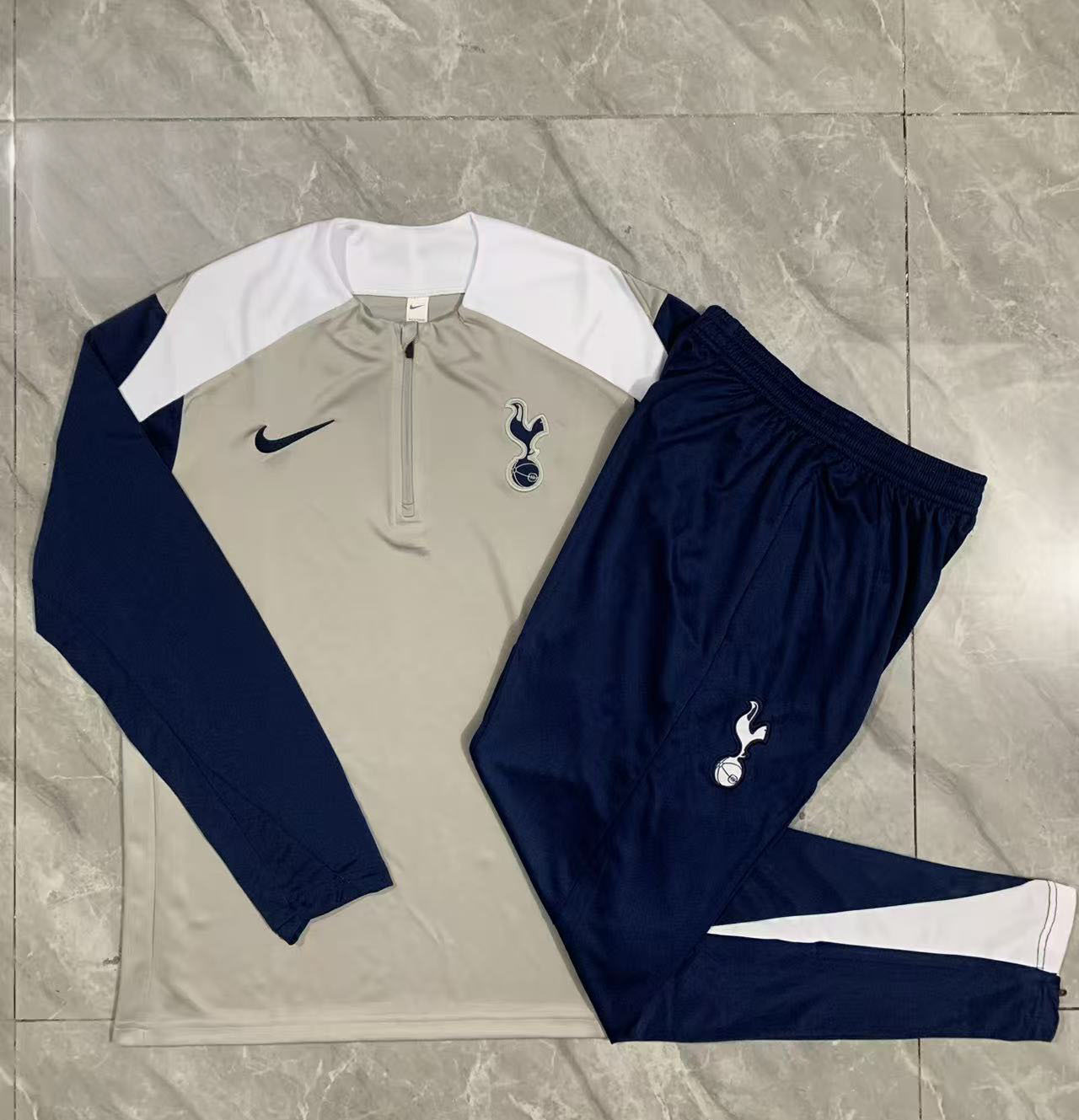 Adult / Kids 2526 Tottenham Hotspur Half Zipper Training Suit