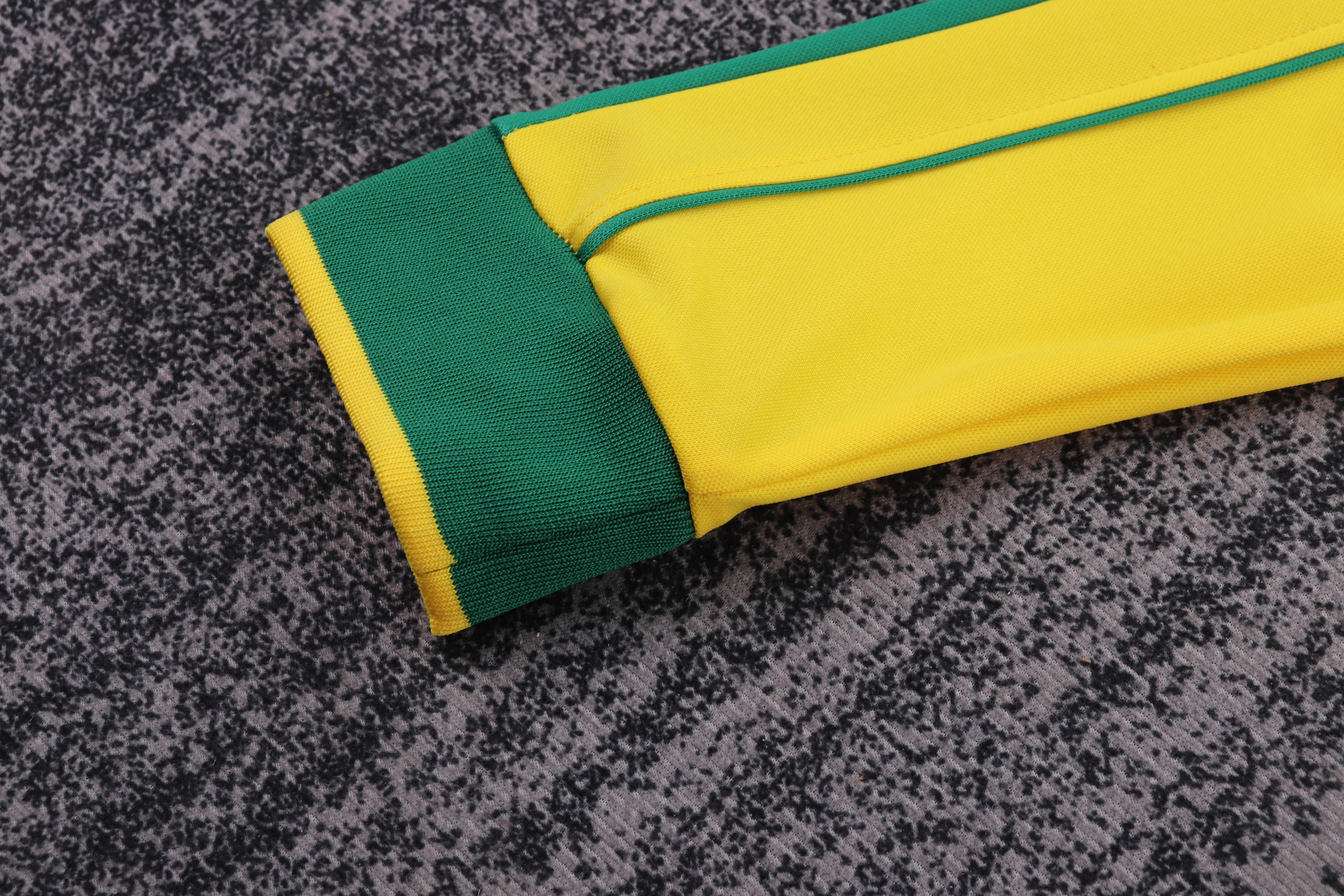 Kids Retro Brazil 1998 Home Long Sleeves 16-28