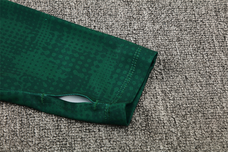 Adult / Kids AC 25/26 Half Zipper Training Suit Green