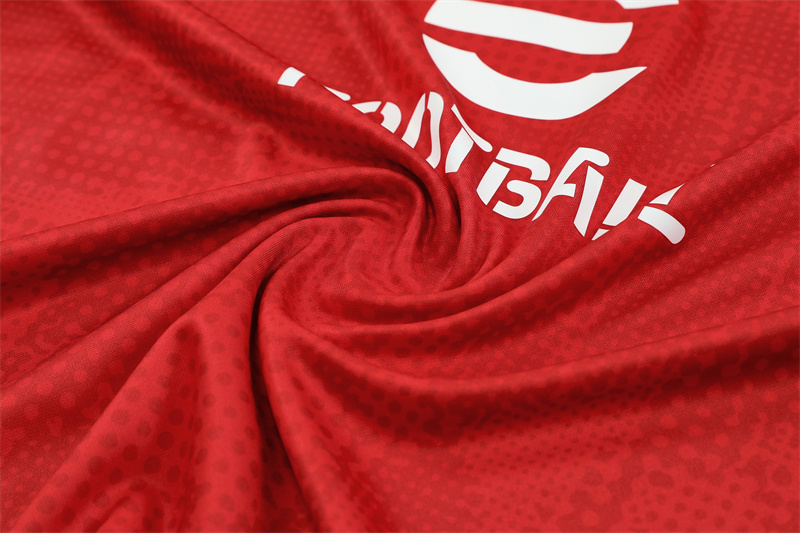 Adult / Kids AC 25/26 Half Zipper Training Suit Red